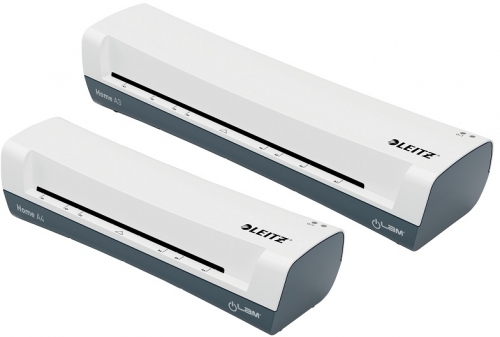 Set crafting Leitz, 4 in 1, include laminator Leitz iLAM Home A4, trimmer, rotunjitor, 5 folii laminare A4, alb